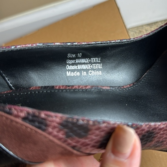 NWOT - NY&C/New York & Company Madison Heel, Pointed Toe, Rubber Sole, Size 10 - Picture 10 of 16